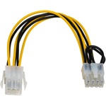 Akyga AK-CA-07 Power 6pin PCI-E -> Power 8pin PCI-E M/F adapter 0.2m