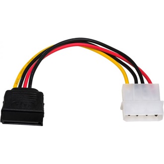 Akyga AK-CA-17 Molex Power 4pin -> SATA Power M/F adapter 0.15m