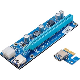Akyga AK-CA-64 1-port PCIe x1 riser kártya