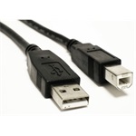 Akyga USB-A 2.0 -> USB-B 2.0 M/M adatkábel 3m fekete