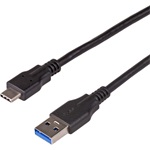 Akyga AK-USB-15 USB-C -> USB-A 3.0 M/M adatkábel 1m fekete