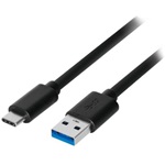 Akyga AK-USB-24 USB-A 3.2 Gen1 -> USB-C 3.2 Gen1 M/M adatkábel 0.5m fekete