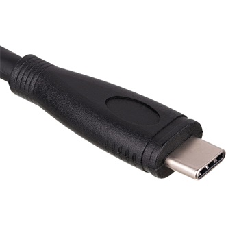 Akyga AK-USB-32 USB-C 3.2 Gen2 -> USB-C 3.2 Gen2 M/F adatkábel hosszabbító 0.3m fekete