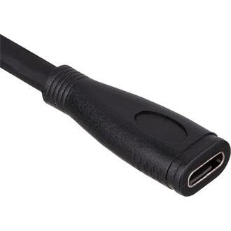 Akyga AK-USB-32 USB-C 3.2 Gen2 -> USB-C 3.2 Gen2 M/F adatkábel hosszabbító 0.3m fekete