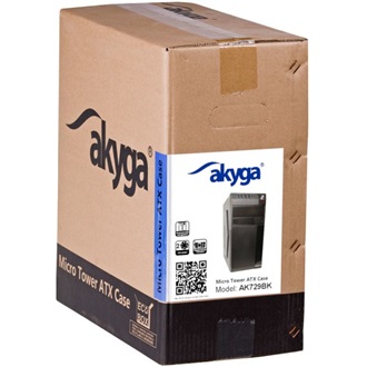 Akyga AK729BK táp nélküli mATX számítógépház fekete