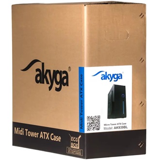 Akyga AK939BL táp nélküli Mid Tower számítógépház fekete
