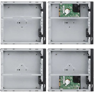Akyga AK-100-01BK 60W Mini-ITX számítógépház fekete