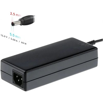 Akyga AK-100-01BK 60W Mini-ITX számítógépház fekete