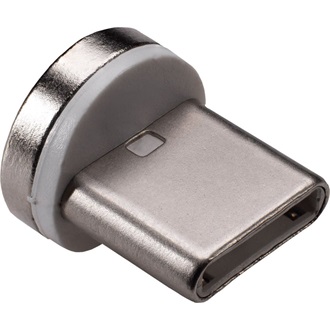 Akyga AK-AD-68 magnetic USB -> USB-C Male adapter szürke