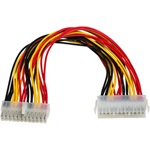 Akyga AK-CA-09 ATX 24-pin -> ATX 24pin M/F tápkábel hosszabbító 0.3m