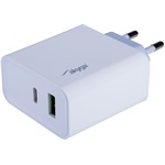Akyga AK-CH-14 45W univerzális hálózati töltő adapter fehér (QC3.0)