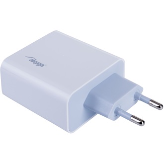 Akyga AK-CH-14 45W univerzális hálózati töltő adapter fehér (QC3.0)