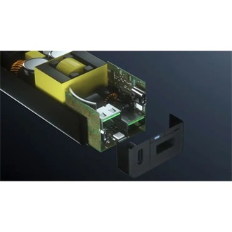 Akyga AK-CH-17 65W univerzális hálózati töltő adapter fekete (USB-A: 15W; USB-C:20W; QC4.0/PD3.0)