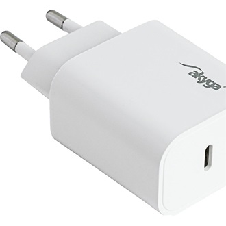 Akyga AK-CH-18 20W univerzális hálózati töltő adapter fehér (QC3.0)