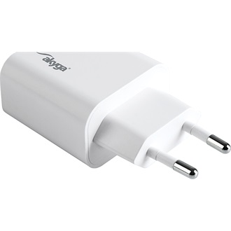 Akyga AK-CH-18 20W univerzális hálózati töltő adapter fehér (QC3.0)