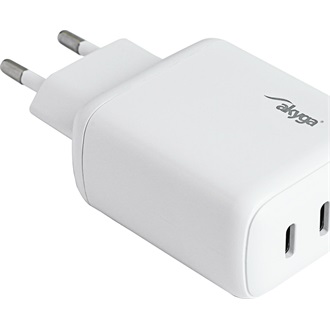 Akyga AK-CH-19 40W univerzális hálózati töltő adapter fehér (QC3.0)