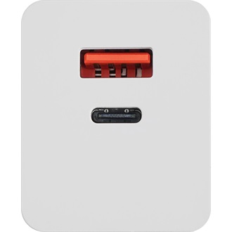 Akyga AK-CH-20 100W univerzális hálózati töltő adapter fehér (GaN; QC3.0)