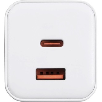 Akyga AK-CH-28 GaN 45W univerzális hálózati töltő adapter fehér (QC3.0)