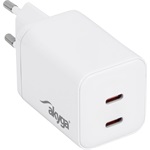 Akyga AK-CH-29 GaN 45W univerzális hálózati töltő adapter fehér (QC3.0)