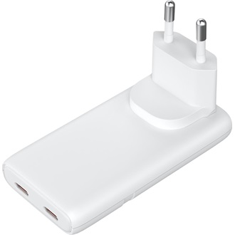 Akyga AK-CH-32 GaN 65W univerzális hálózati töltő adapter fehér (QC4+)