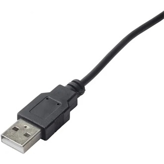 Akyga AK-DC-01 USB-A 2.0 -> DC 5.5 x 2.1mm M/M tápkábel 0.8m fekete