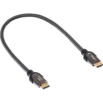Akyga AK-HD-05S HDMI 2.1 -> HDMI 2.1 M/M video kábel 0.5m fekete árnyékolt
