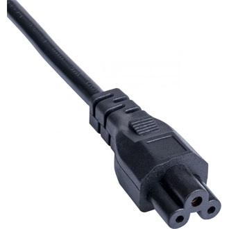 Akyga AK-NB-10A villásdugó CEE 7/7 (EU) -> C5 M/F tápkábel 3m fekete