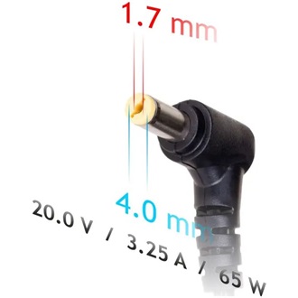 Akyga AK-ND-74 65W notebook hálózati töltő adapter (4,0x1,7mm: Lenovo)
