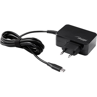 Akyga AK-ND-81 65W univerzális hálózati töltő adapter fekete GaN