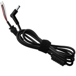 Akyga AK-SC-11 DC 4.5x3.0mm +pin -> nyitott vezeték Male tápkábel 1.2m fekete HP