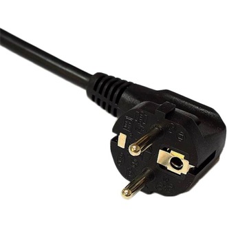 Akyga AK-SP-05U 5db villásdugó CEE 7/5 (FR) elosztó 1.5m fekete