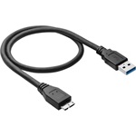 Akyga AK-USB-26 USB-A 3.0 -> USB-B 3.0 micro M/M adatkábel 0.5m fekete