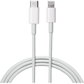 Akyga AK-USB-35 USB-C -> Lightning M/M töltőkábel 1m fehér 20W