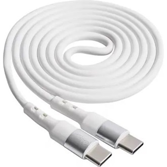 Akyga AK-USB-40 USB-C -> USB-C M/M adatkábel 1m fehér 60W