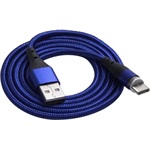 Akyga AK-USB-42 magnetic USB-C -> USB-A 2.0 M/M adatkábel 1m kék