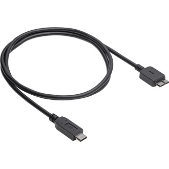 Akyga AK-USB-44 USB-C 3.1 Gen1 -> USB-B 3.0 micro M/M adatkábel 1m fekete