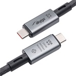 Akyga AK-USB-45 USB4 -> USB4 M/M adatkábel 1m szürke