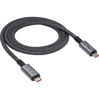 Akyga AK-USB-45 USB4 -> USB4 M/M adatkábel 1m szürke