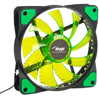 Akyga AW-12E rendszerhűtő ventilátor zöld