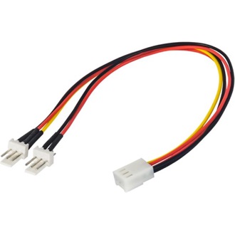 Akyga Power 3pin -> Power 3pin PWM Power 3pin F/M adapter 0.2m