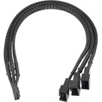 Akyga Power 4pin PWM 2db Power 4pin PWM -> 1db Power 3pin PWM F/M tápkábel 0.25m fekete