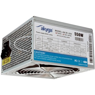 Akyga Basic AK-B1-550 ATX desktop tápegység 550W OEM