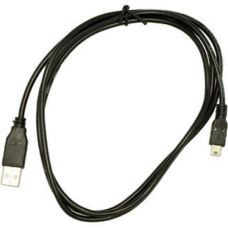 Akyga AK-USB-03 USB-A 2.0 -> USB-B 2.0 mini 5pin M/M adatkábel 1.8m fekete