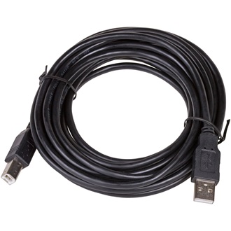 Akyga USB-A 2.0 -> USB-B 2.0 M/M adatkábel 5m fekete
