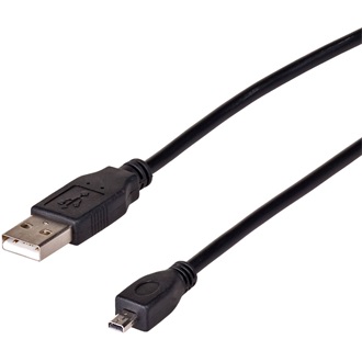 Akyga AK-USB-20 USB-A 2.0 -> UC-E6 M/M adatkábel 1.5m fekete