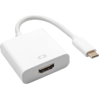 Akyga AK-AD-53 USB-C -> HDMI M/F adapter 0.15m fehér