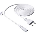 Akyga Eight villásdugó CEE 7/16 (EU) -> C7 M/F tápkábel 3m fehér