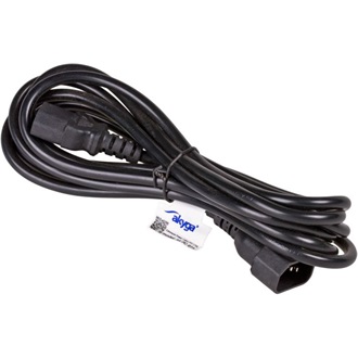 Akyga AK-PC-07A C14 -> C13 M/F tápkábel hosszabbító 3m fekete