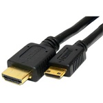 Akyga HDMI 1.4 -> HDMI mini C M/M video jelkábel 1m fekete