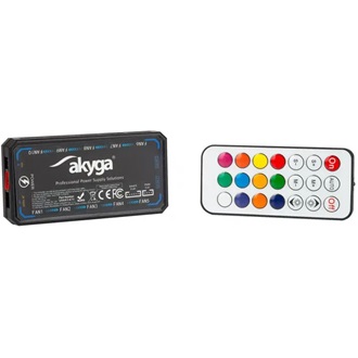 Akyga LED Fan Controller multi-color LED vezérlő modul